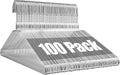 Wire Metal Clothes Hangers Bulk 100 Pack, Slim Space Saving Silver