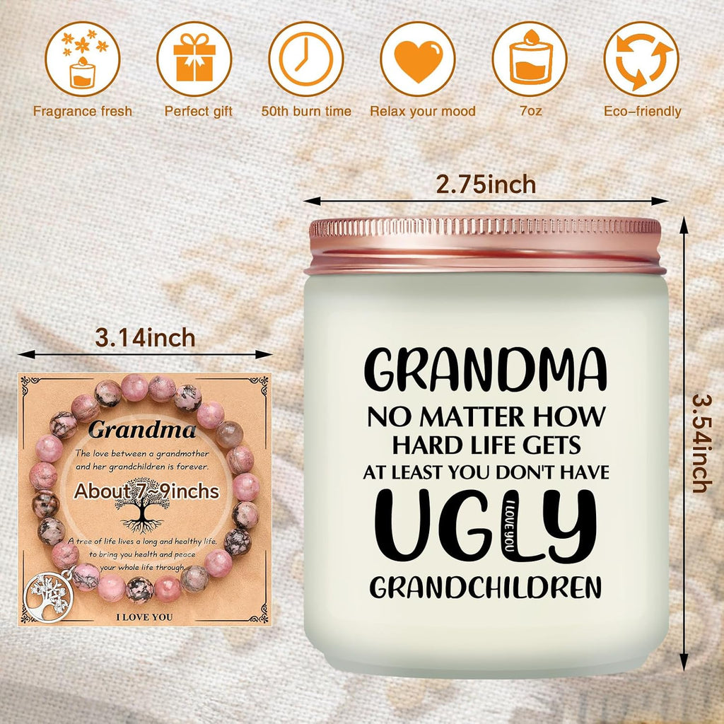 Grandma Gifts Candle, Christmas, Birthday Gifts for Grandma