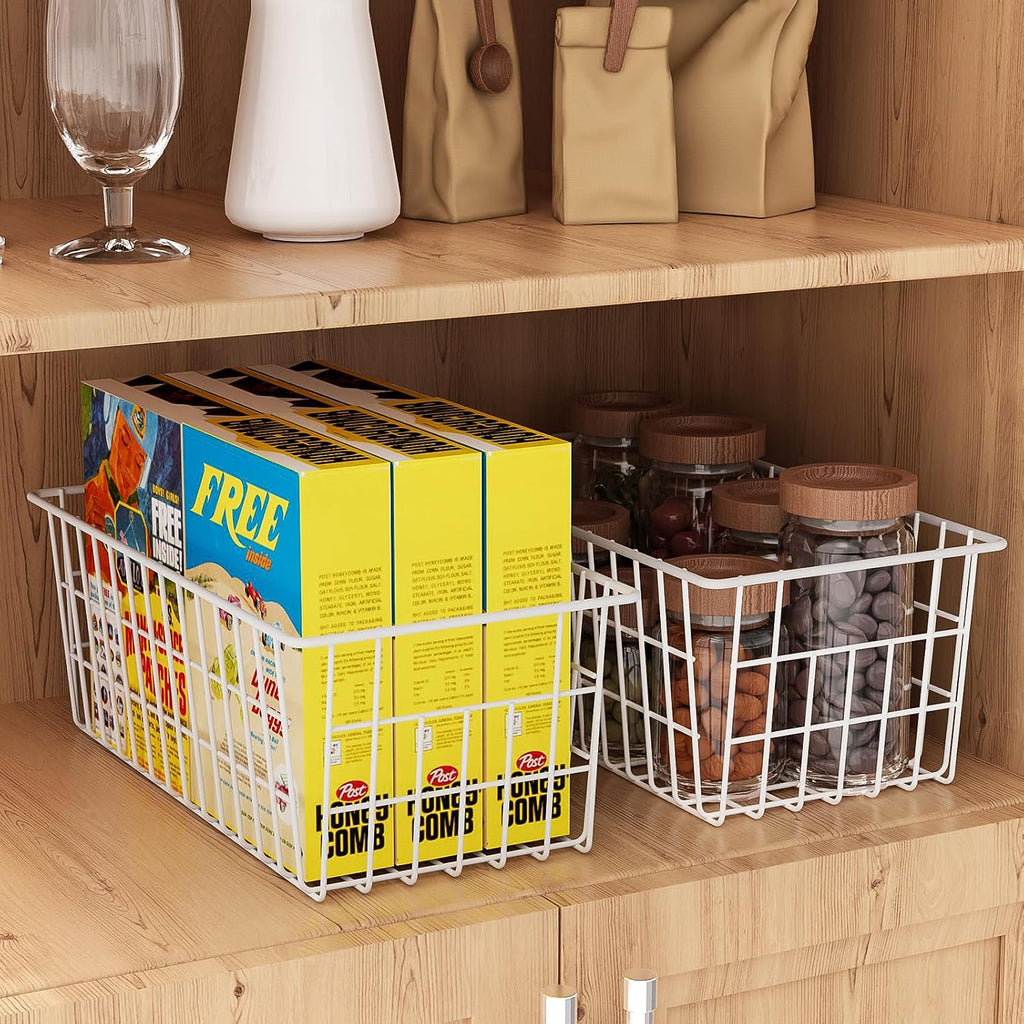 Orgneas Freezer Organizer Bins for Upright Freezer Wire Drawer Baskets