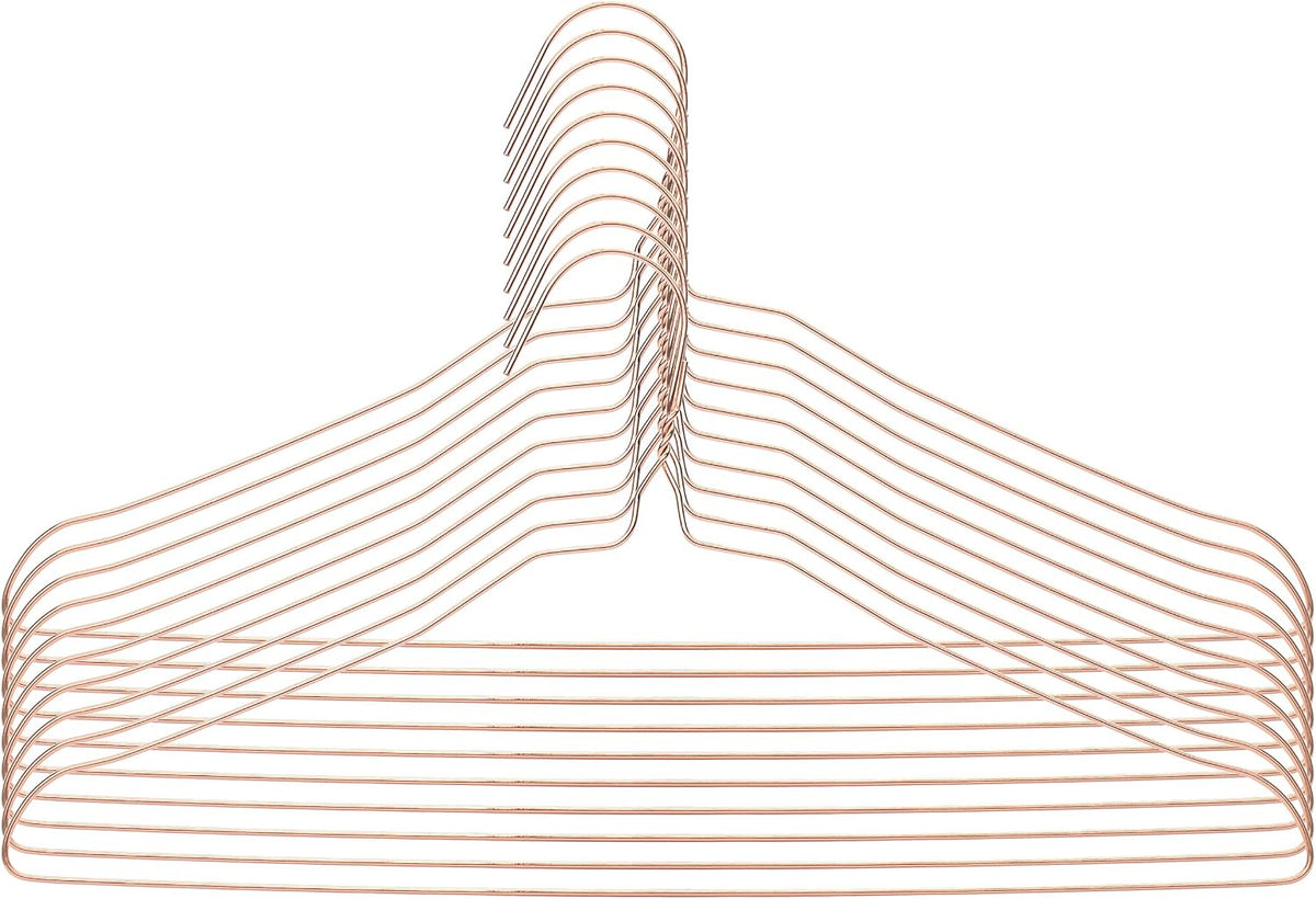 Mr. Pen- Metal Wire Hangers, 10 Pack, Rose Gold
