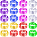 Tuanse 20 Pack LED Fairy Lights Battery Operated 3 Modes, Colorful Color