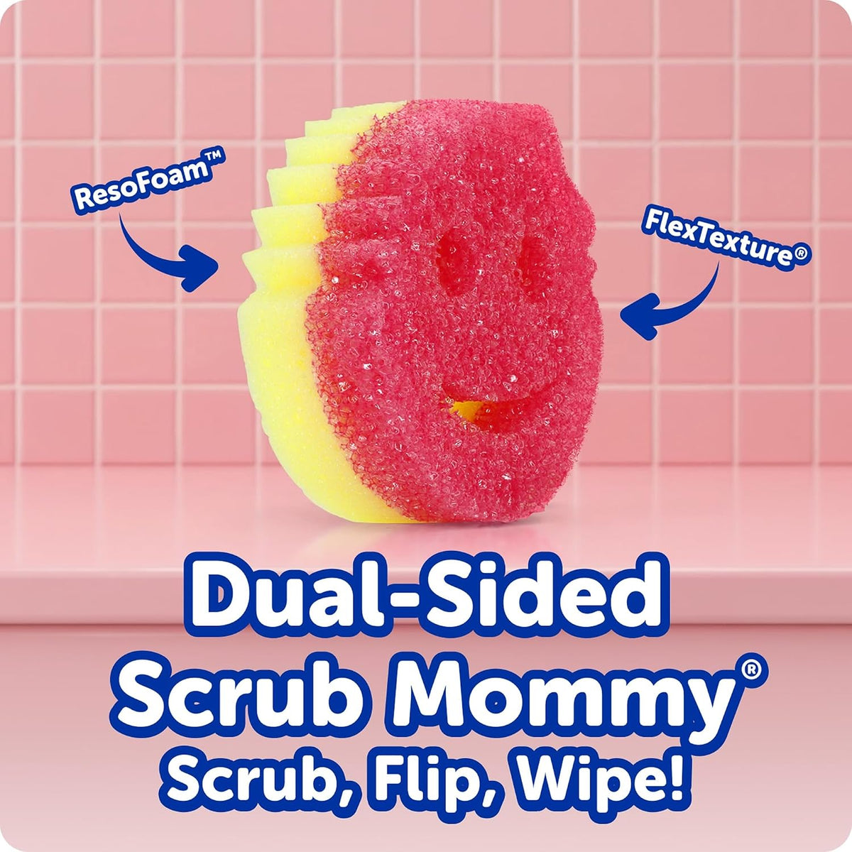 Scrub Daddy Original + Scrub Mommy Dish & Kitchen Sponges, 8 Pack
