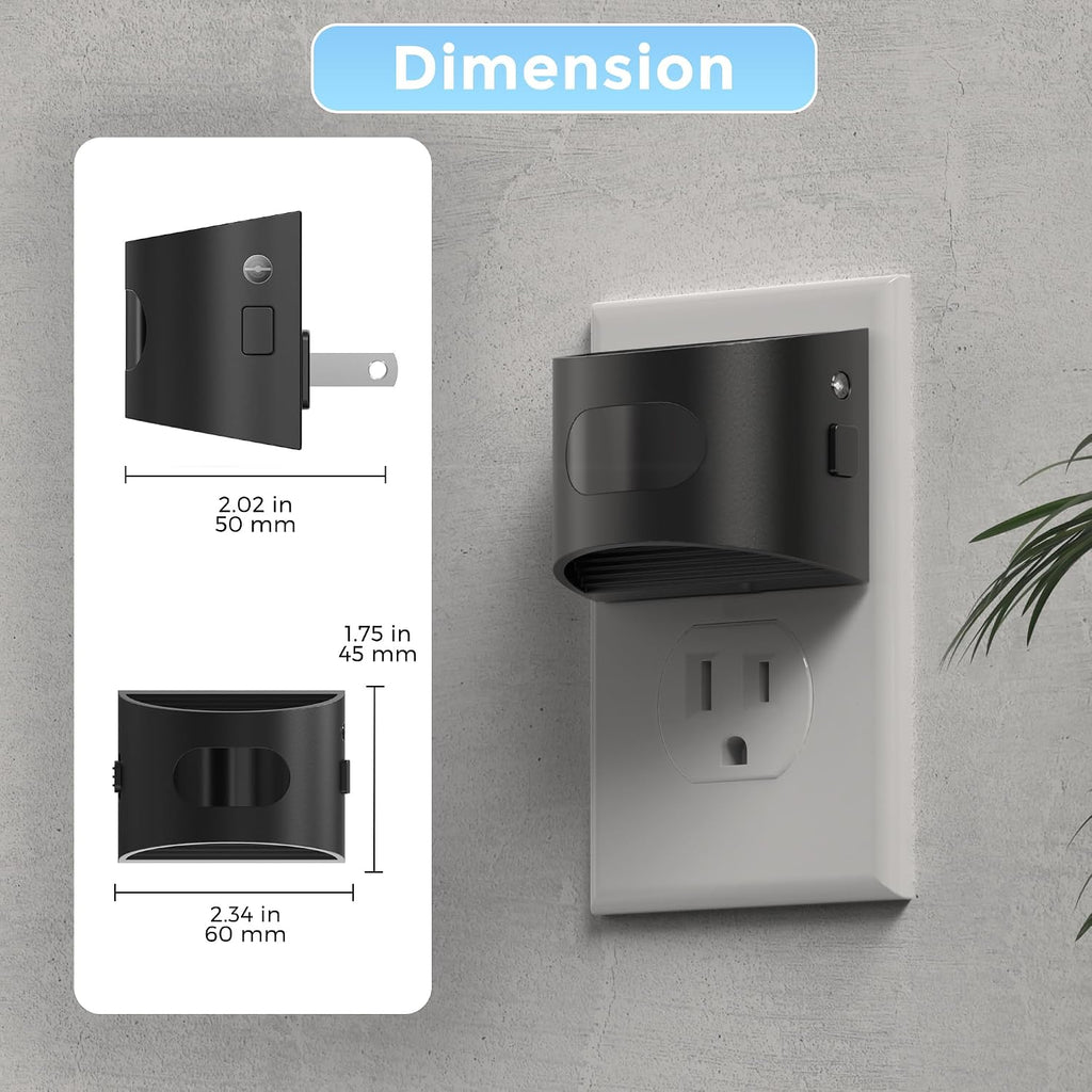 L LOHAS LED Motion Sensor Night Light, Night Lights Plug into Wall, 2 Pack