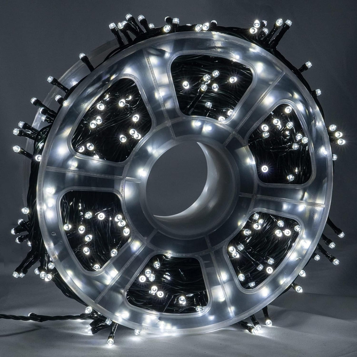FUNPENY 164FT 500 LED Christmas Indoor Outdoor Decorative String Lights, 8 Modes Waterproof LED Fairy Light with Remote for Christmas Party Wedding Garden Home Decoration (White)