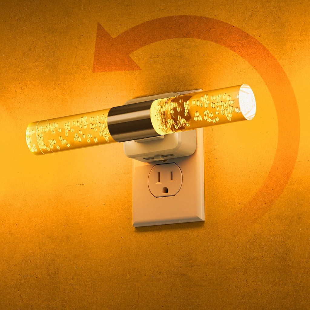 L LOHAS LED Amber Night Light, Night Lights Plug into Wall, Sleep Light
