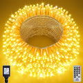 66FT 200 LED Warm White String Lights, 8 Modes Fairy Lights with Timer, Waterproof & Durable Indoor Outdoor Decor for Garden, Patio, Party