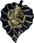 Craft Trade Farmhouse Wall Decor - Living Room Metal Wall Hanging Show Pieces for Home Decor - Vastu Items for Home for Good Luck - 7.5x6 Inches - Navy Blue