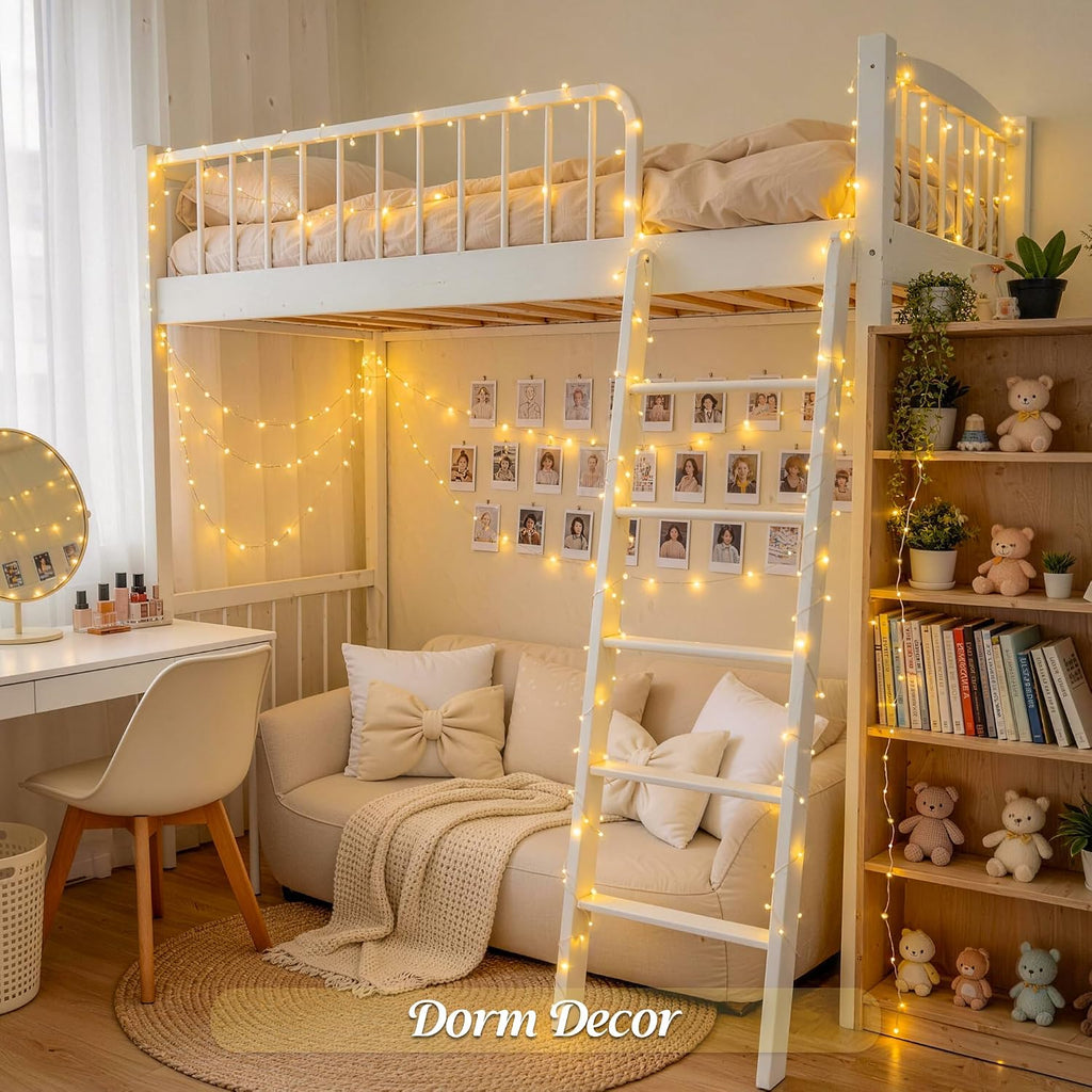 JMEXSUSS 50 LED Fairy Lights Battery Operated, Warm White Christmas Lights
