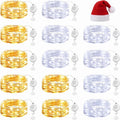 Brightown 14 Pack Warm White and White LED Fairy Lights Battery Operated