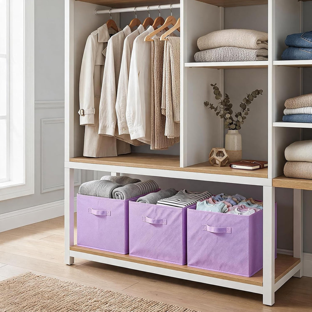 ShellKingdom Storage Bins, Foldable Fabric Storage Cube, 13X15X13 INCH