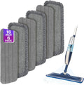 16.5" Microfiber Mop Pads Refills, 6 Pack Reusable Replacement Heads