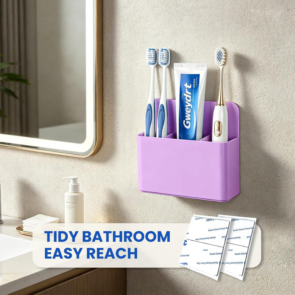 2 Pcs Magnetic Toothbrush Holders for Cruise Essentials 2026
