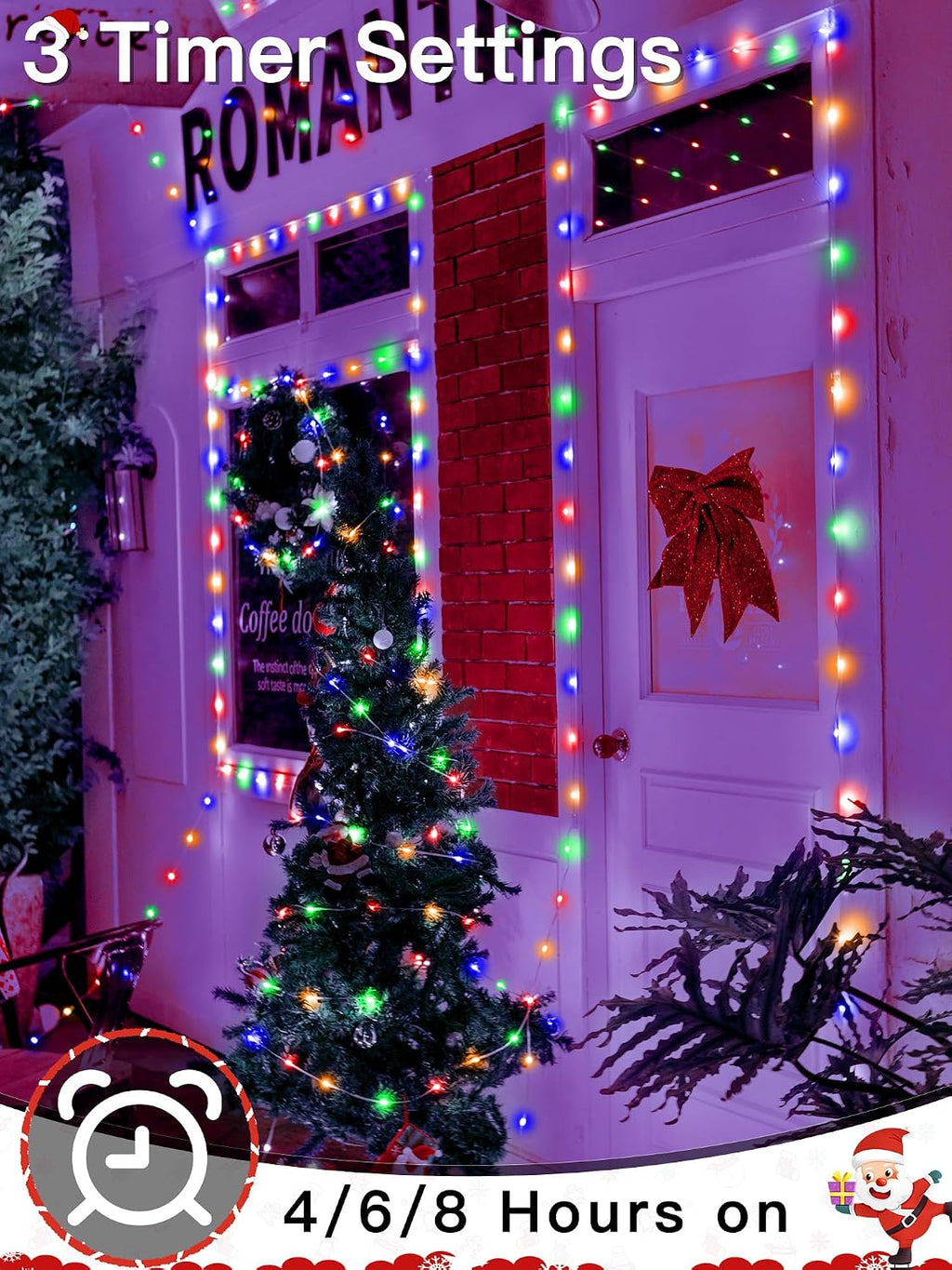 Christmas Lights Outdoor 1000LED 328FT, Multicolor String Lights