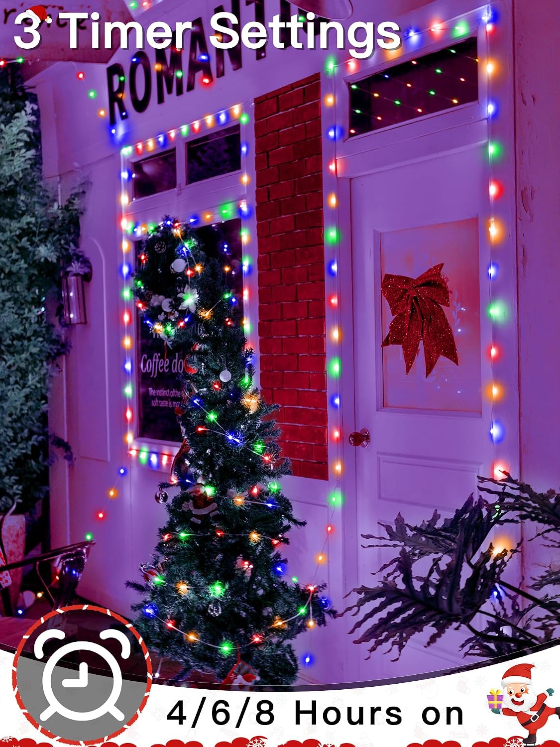 Christmas Lights Outdoor 1000LED 328FT, Multicolor String Lights