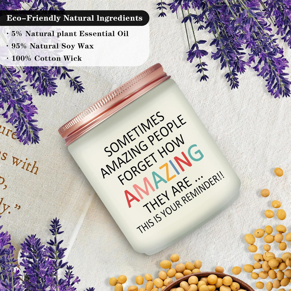 Birthday Gifts for Women, You're Amazing Candle, Gifts for Women