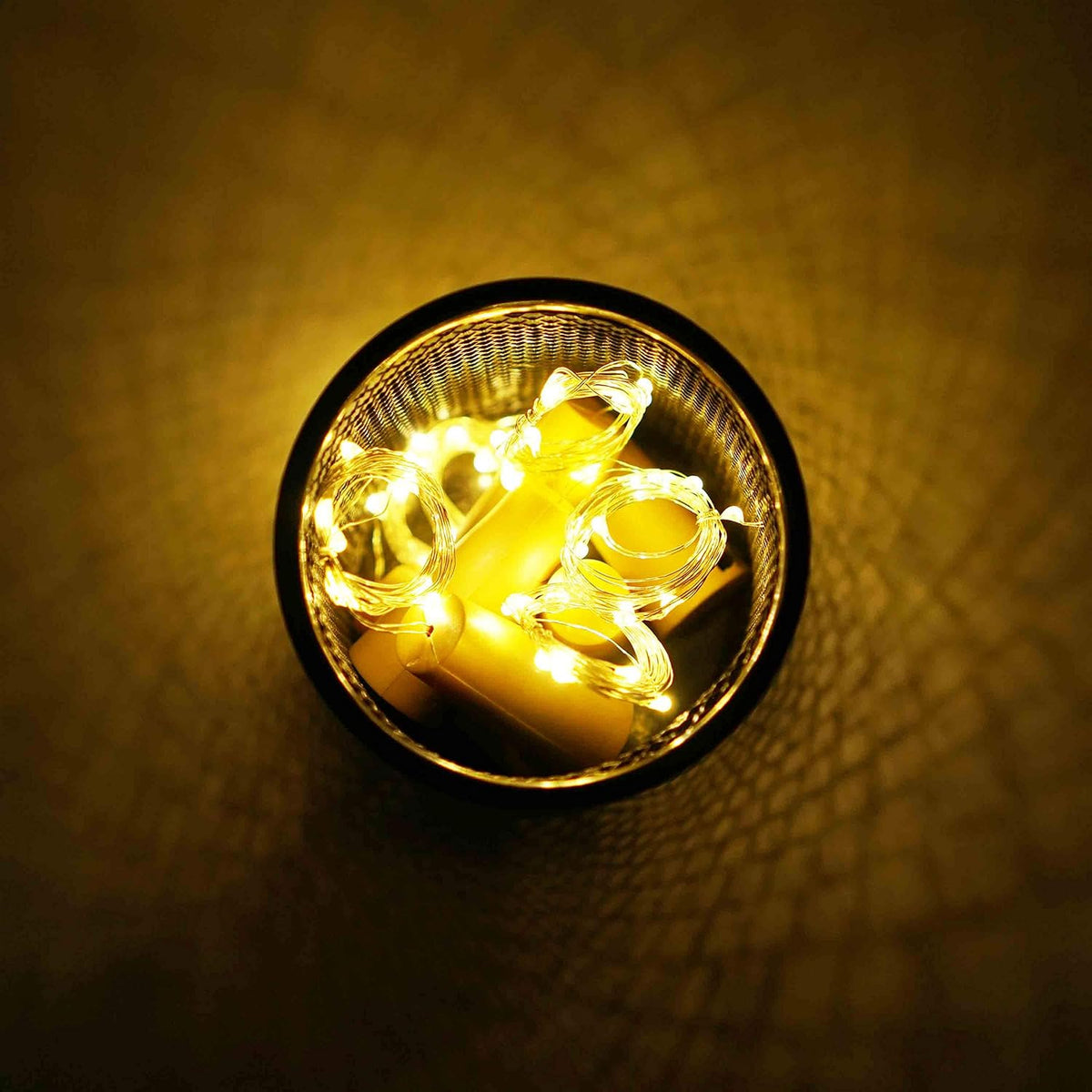 Wine Bottle Lights with Cork, 15 Pack Battery Operated 10 LED Cork Shape Silver Wire Colorful Fairy Mini String Lights(No Bottles) for DIY, Party, Christmas, Wedding Decor (Warm White)