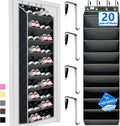 10 Tiers Shoe Organizer for Closet, 20 to 30 Pairs Shoe Rack Door
