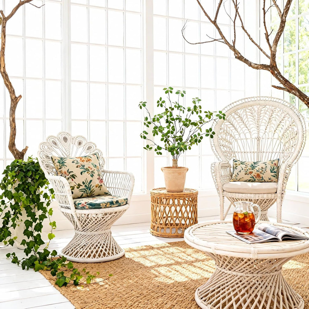 5Pcs Realistic Artificial Greenery Stems - 34" Faux Branches for Vase