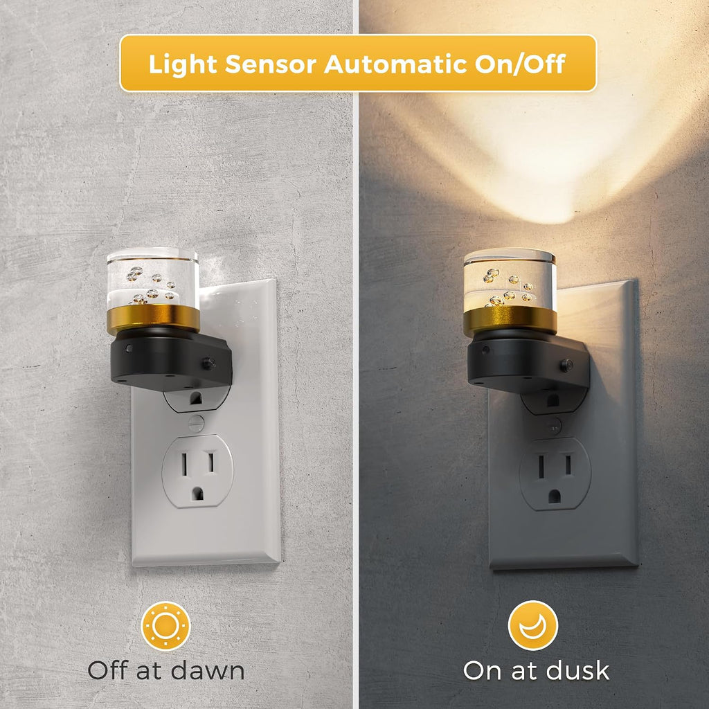 L LOHAS LED Night Light, 2 Pack Night Lights Plug into Wall