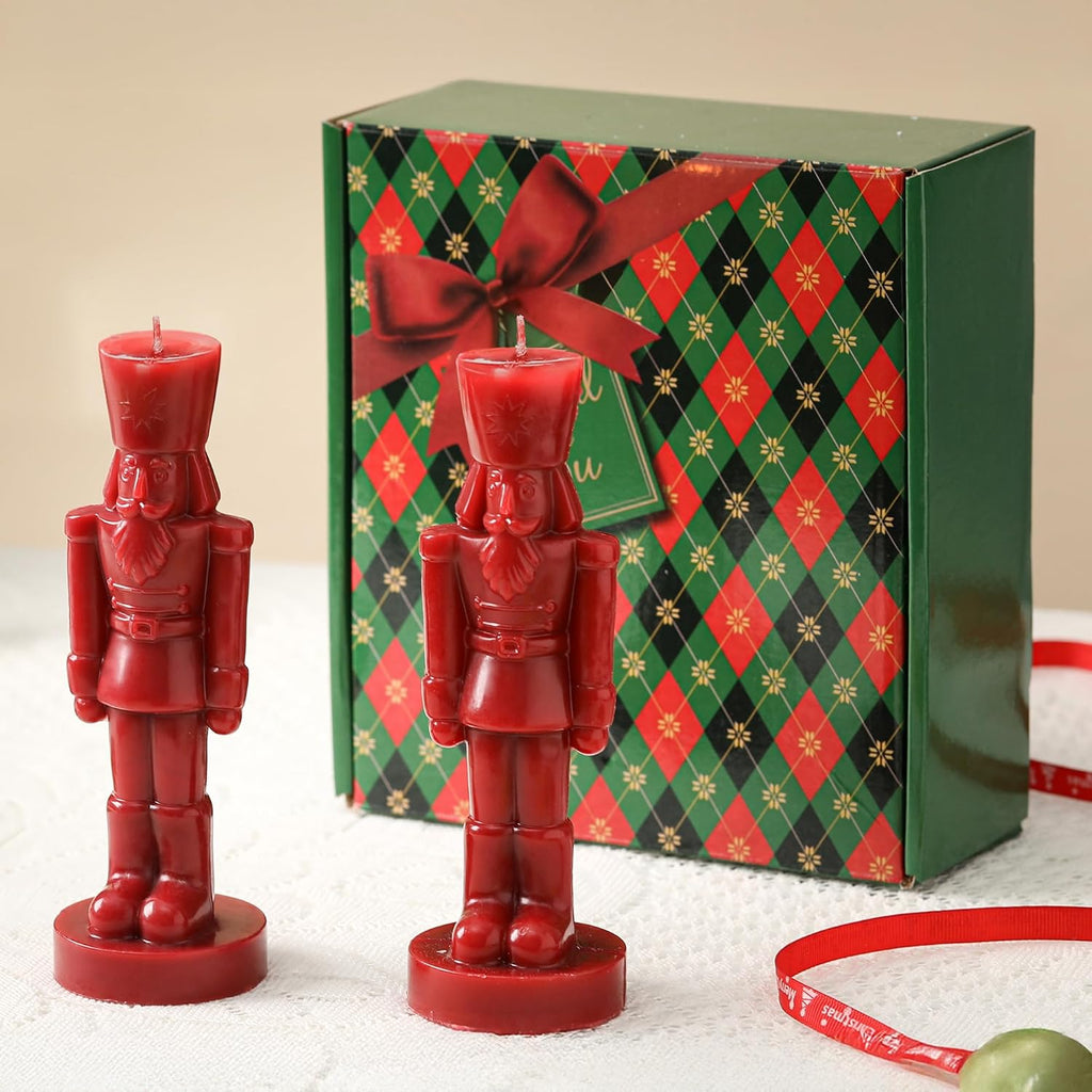 Nutcracker Candle - Christmas Candles,Nutcracker Soldier Pillar Candles