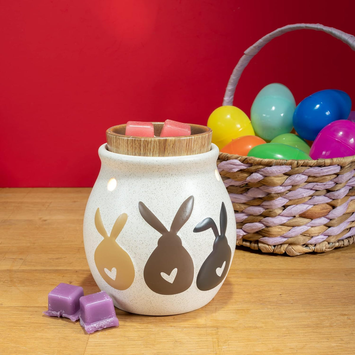 ScentSationals Love Bunnies - Decorative Wax Warmer for Scented Wax Melts