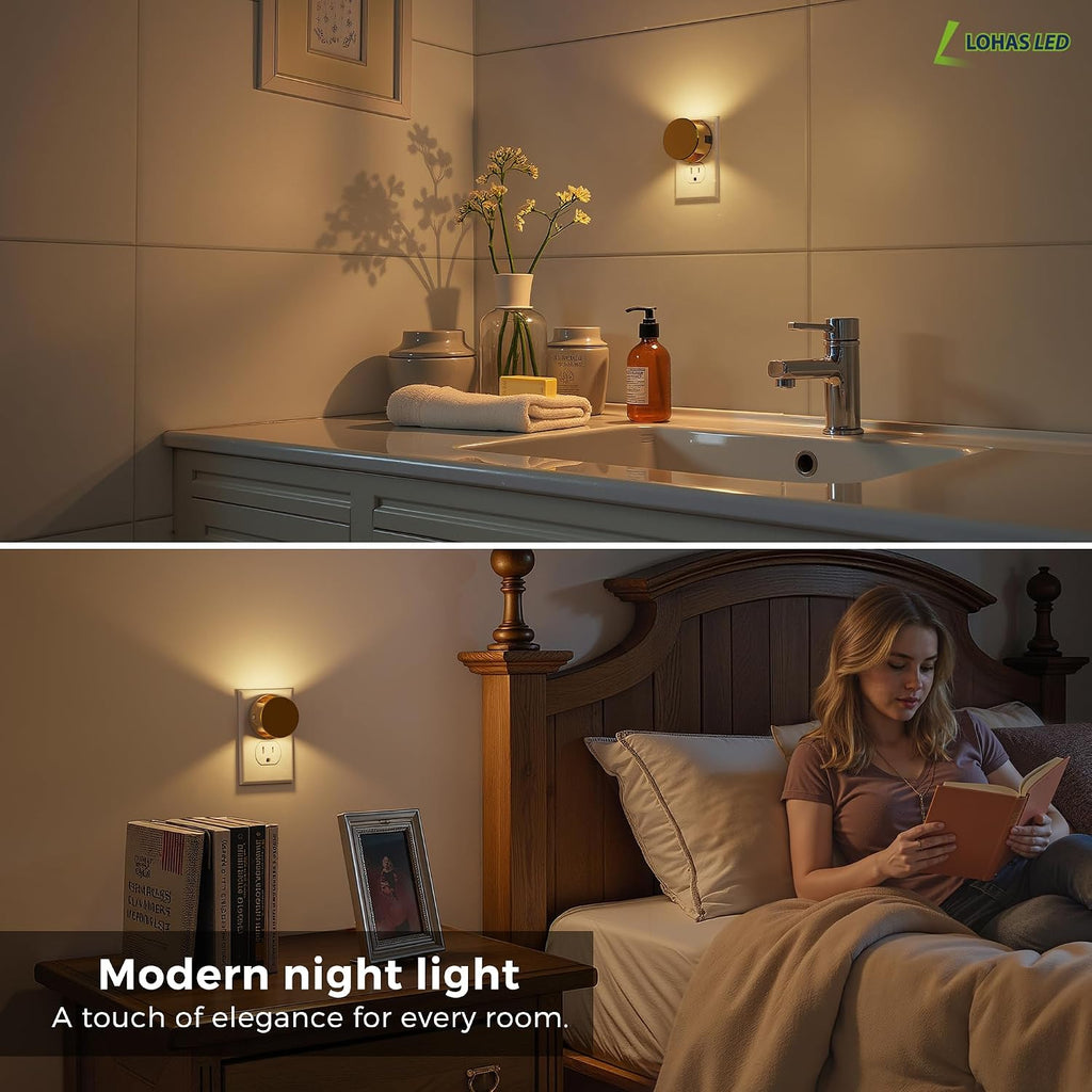 L LOHAS LED Night Lights Plug into Wall, Plug in Night Light