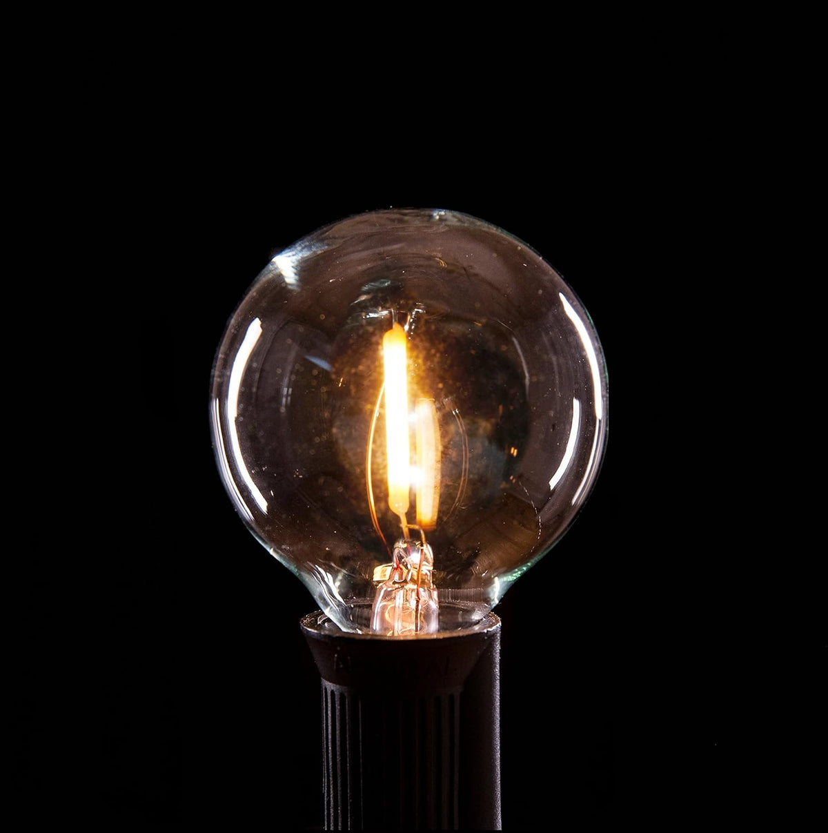 Box of 25 G40 LED Filament Clear 1.6 Inch .6 Watt C7 Base Replacement Bulbs