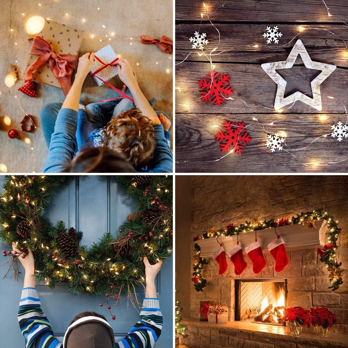 Lighting EVER Battery Operated Fairy Lights 20 LED Mini String Light 8 Pack