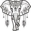 Rajukit Metal Elephant Wall Decor for Home