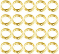 Hortsun 20 Pack Battery Operated Fairy Lights 7 ft 20 LED, Warm White