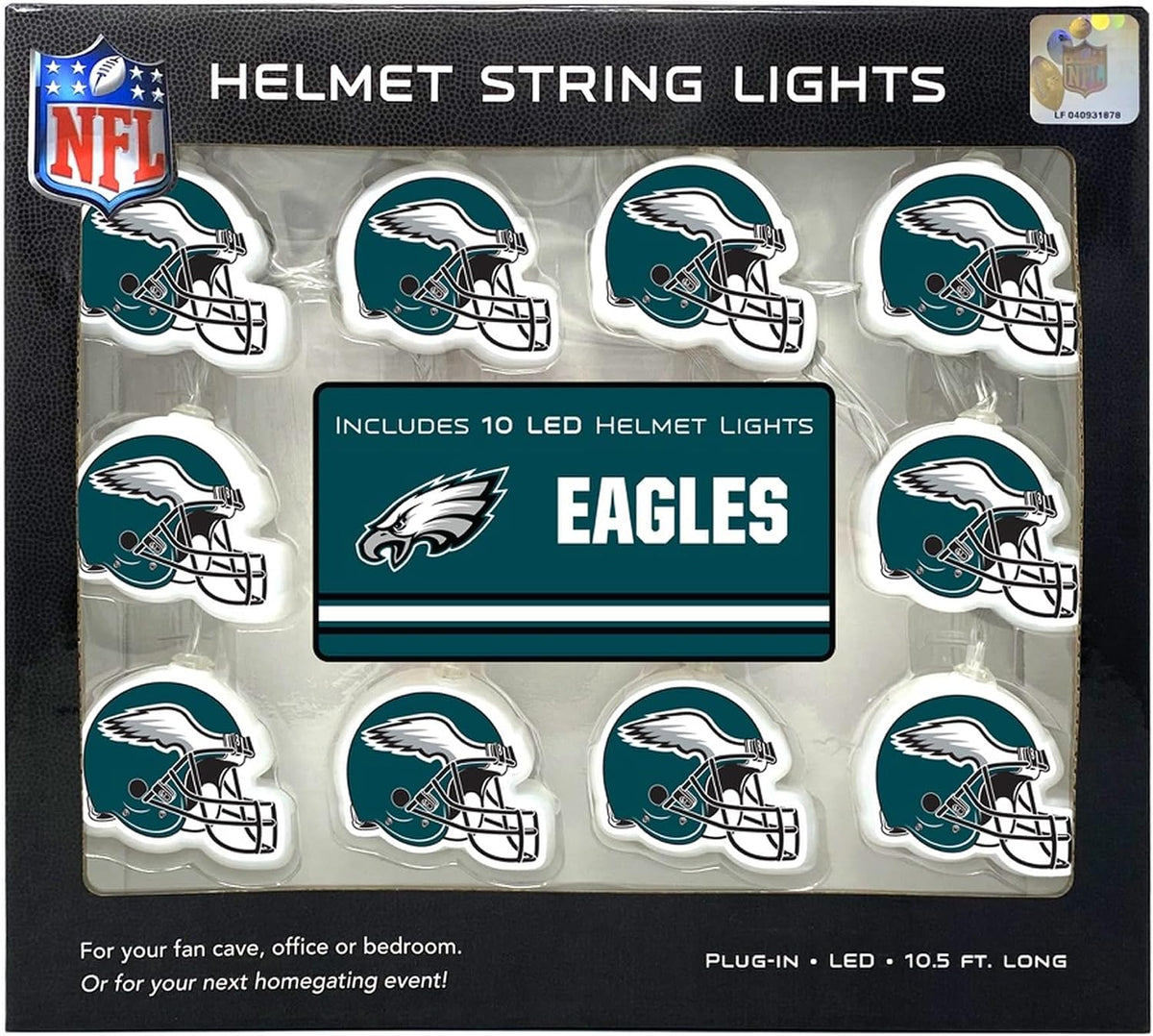 Party Animal NFL Helmet String Lights, 10 LED Lights