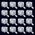 Onforu 16 Pack White Fairy Lights Battery Operated String Lights, 6.5ft IP67 Waterproof Twinkle Lights LED Lights for Strings Wedding Centerpiece Decor Christmas Bedroom