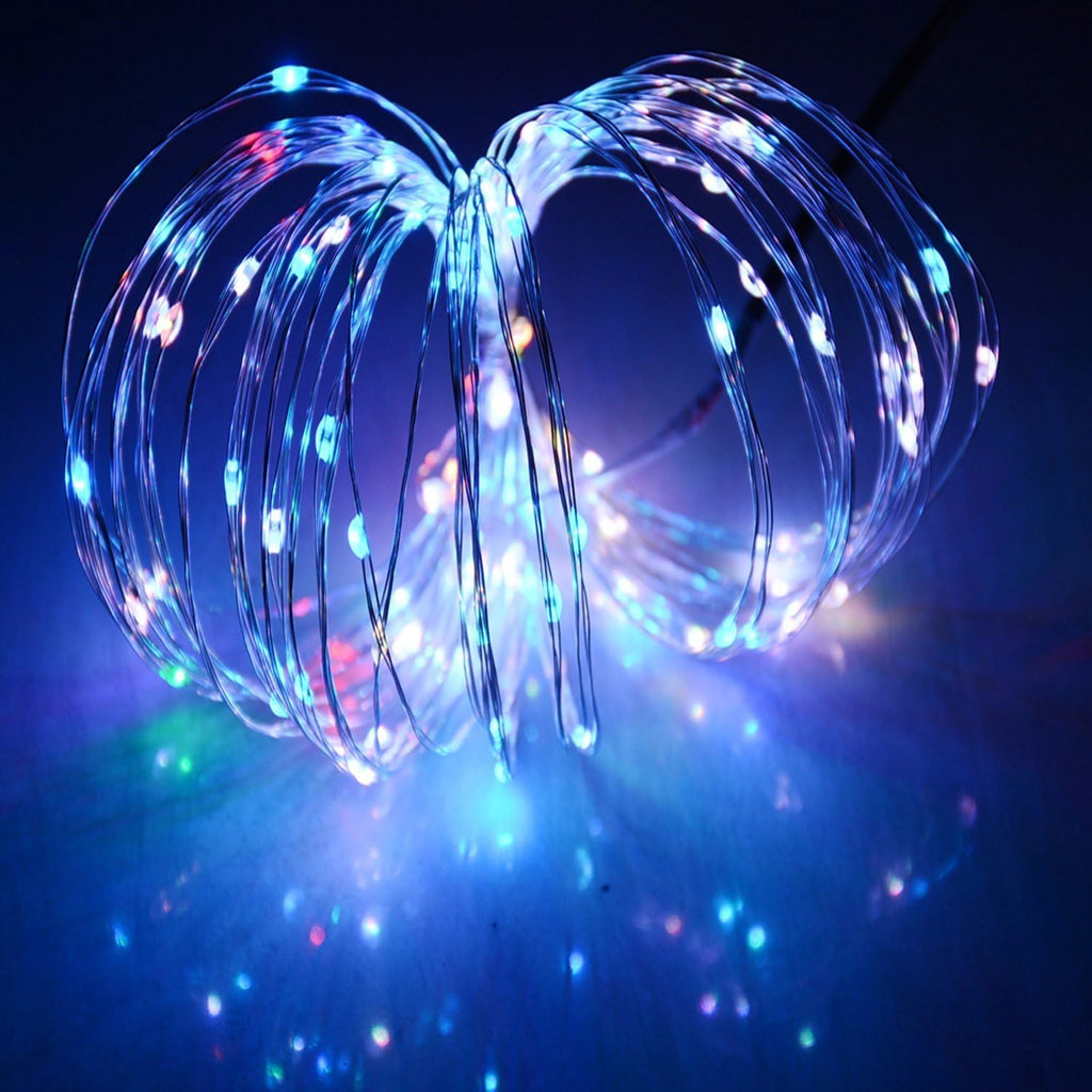 ANJAYLIA Battery Operated Fairy String Lights, 10Ft 30 LEDs, Multi Color