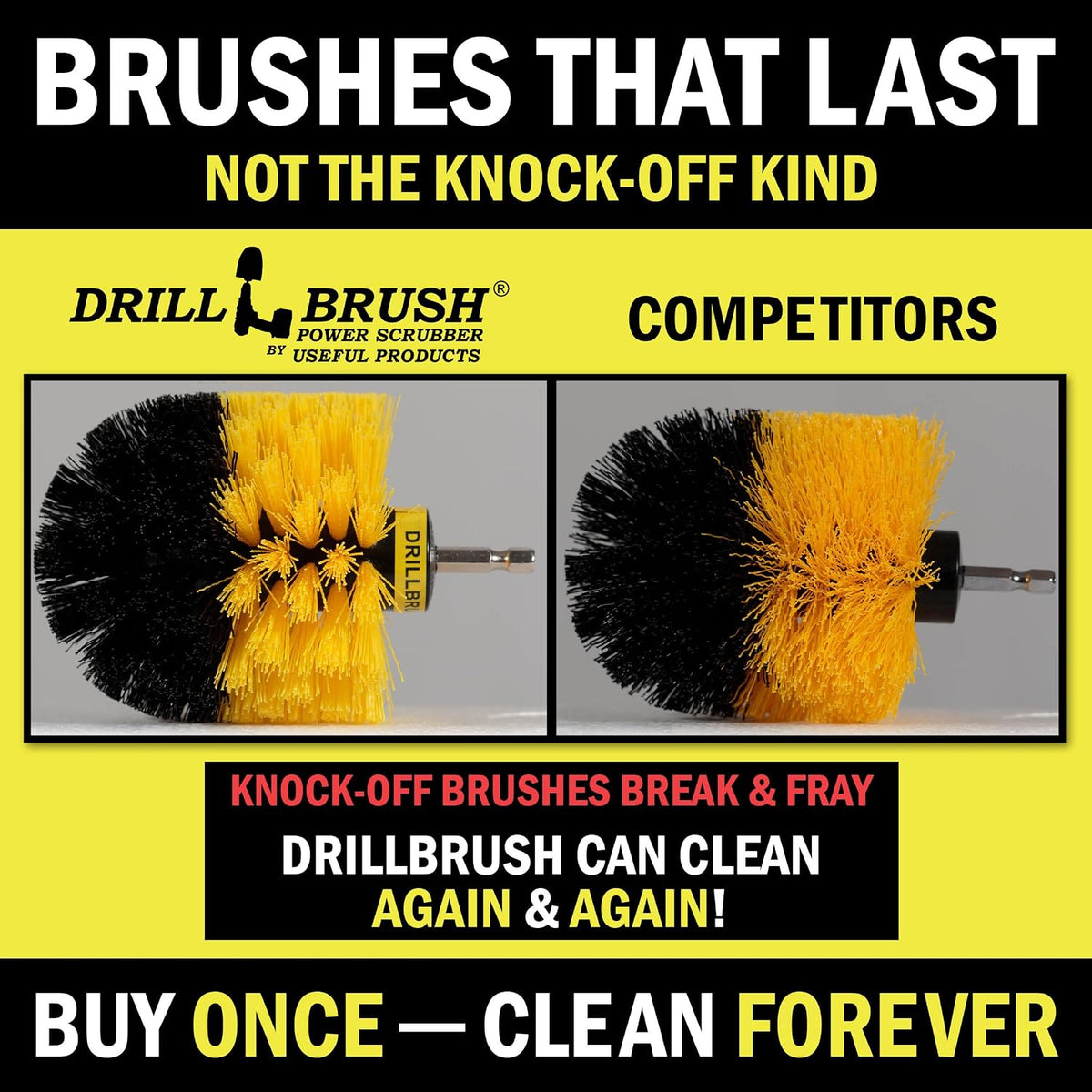 Crevice Cleaning Brush for Electric Drill - Small Power Scrubber for Grout