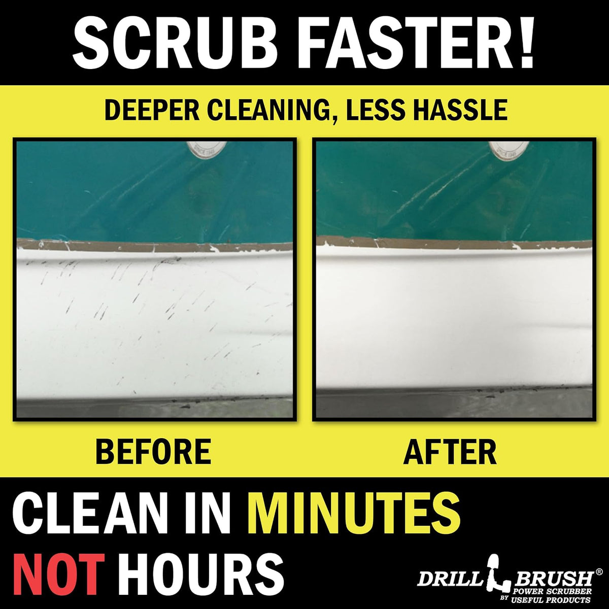 Car Detailing Drill Brushes - Crevice Cleaning Brushes for Household Use