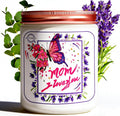 Gift for Mom, Lavender Eucalyptus Scented Candles, 7oz Non Toxic Candle