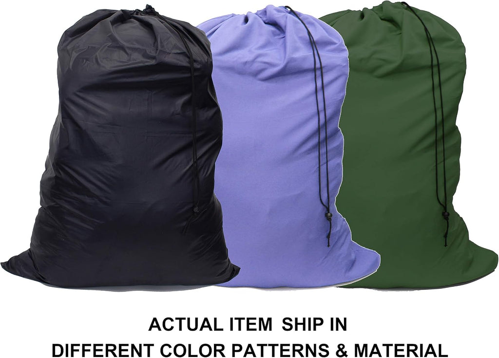 Extra Large Laundry Bag, Mixed Colors, 3 Pack, 30"x40"
