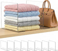 SortNStore Shelf Dividers for Closet Organization: 10" Tall x 12" Deep