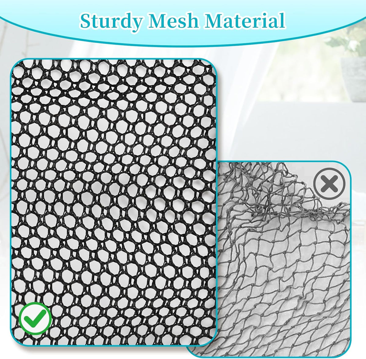 Mesh Shower Caddy Portable, Toiletry Bags for Travel, Black