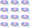 Brightown 12 Pack Multicolor Fairy Lights for Holiday Decor