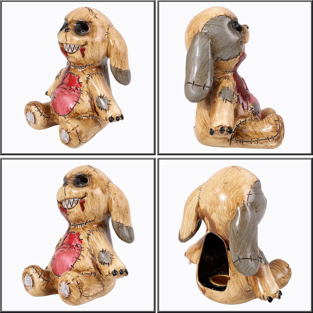 Cool Doll Cone Incense Burner Unique Resin Holder Halloween Decor