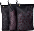 TENRAI 3 Pack (3 Medium) Delicates Laundry Bags, Bra Fine Mesh Wash Bag, Use YKK Zipper, Have Hanger Loops, Zippered, Protect Best Clothes in The Washer (Black)