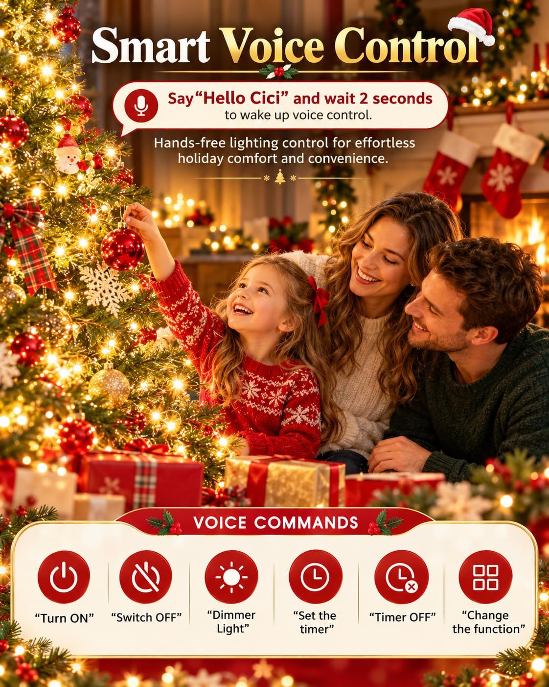 OZS Connectable 2PK 400LED, 164FT Christmas String Lights with Remote