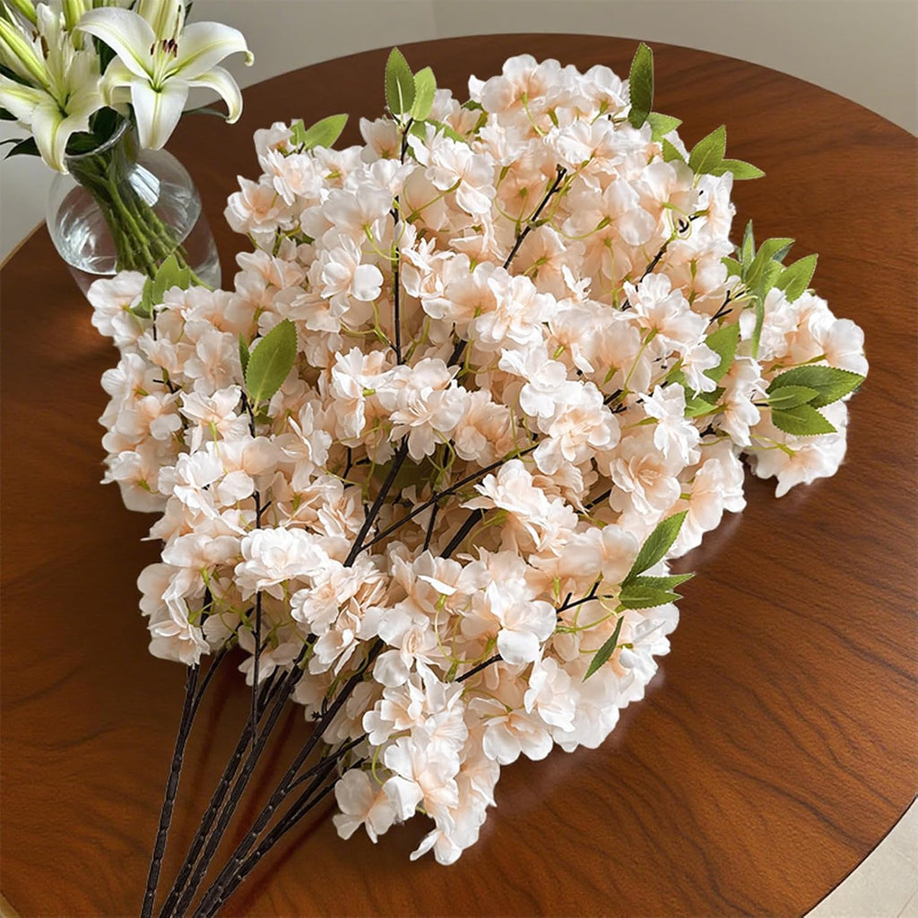 5 Pieces of Simulated Cherry Blossom Branch Arch Floral Decoration