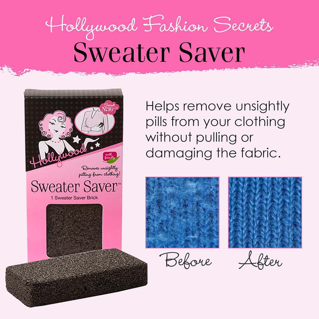 Hollywood Fashion Secrets Sweater Brick, Natural Pill Removing Stone