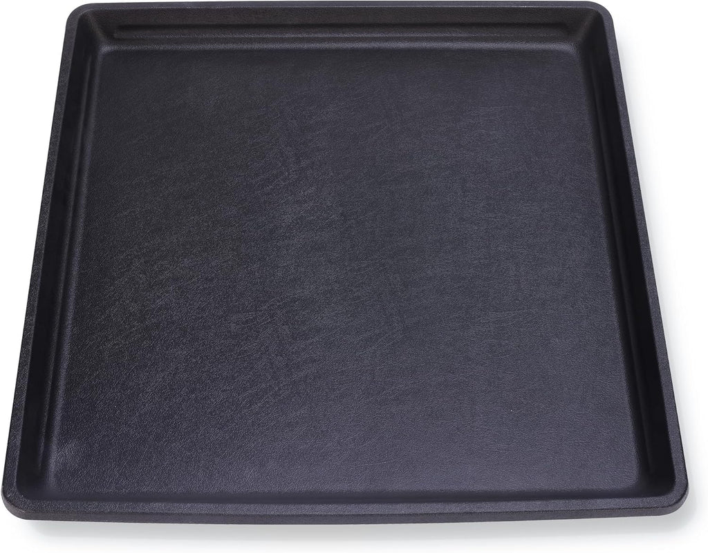 2 Pack 17'' x 17'' Portable AC Drip Pan & Mini Fridge Drip Pan - Leak-Proof Oil Drain Pan for Changing Oil, Multi-Purpose Tray