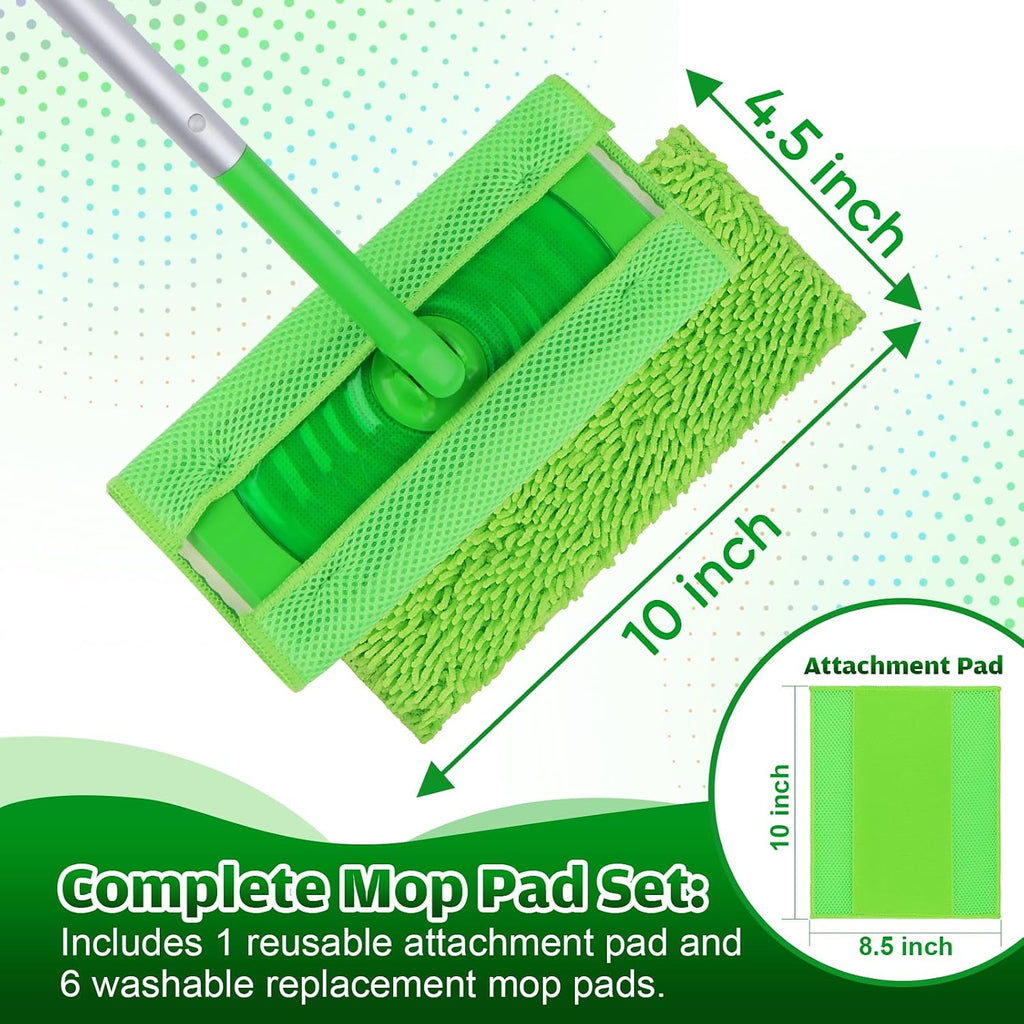UNIMADE Reusable Microfiber Mop Pads Compatible with Swiffer Sweeper