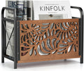 Magazine Holder, Magazine Rack Floor, Wood Magazine File Holder
