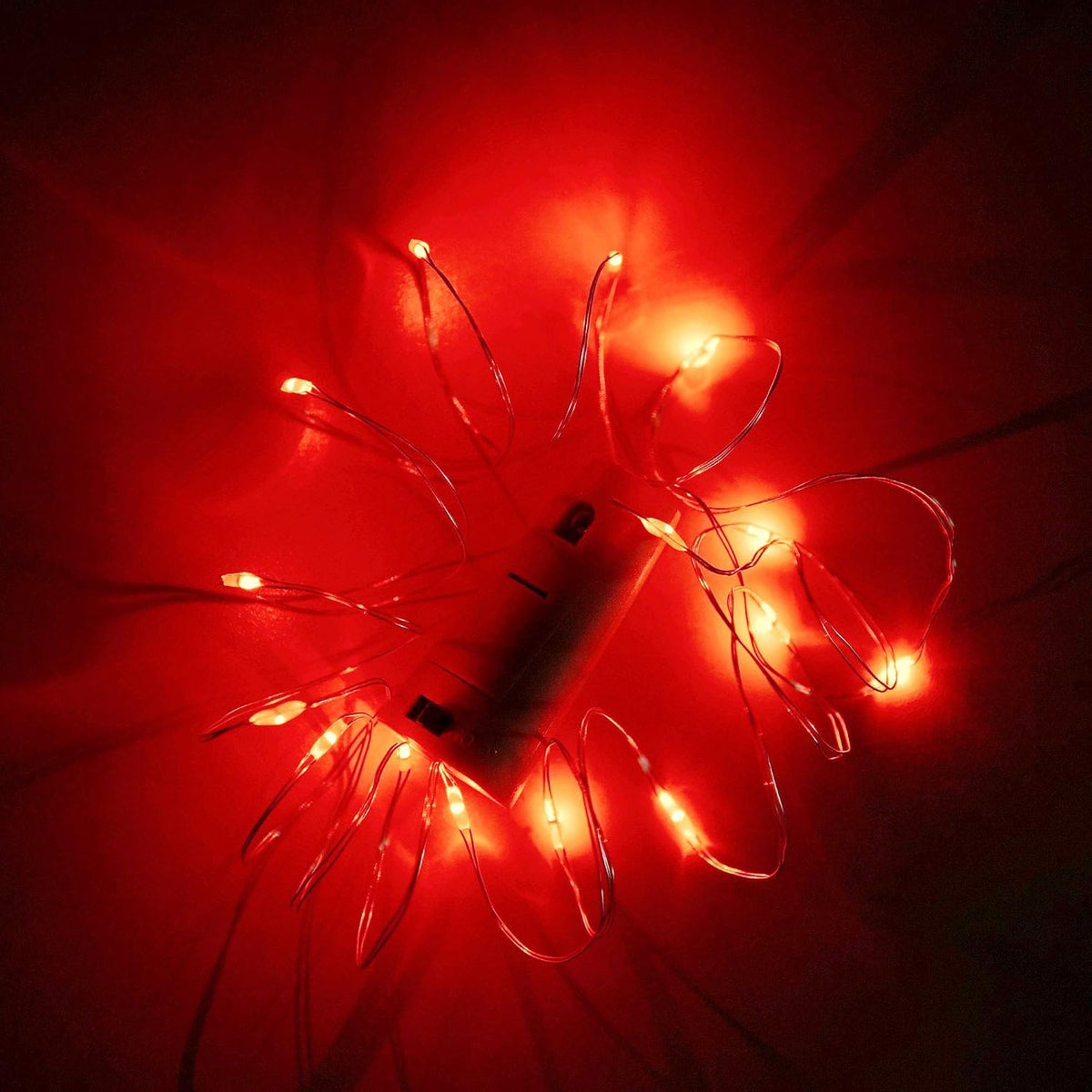 Wine Bottle Lights with Cork, 6 Pack Battery Operated 15 LED Cork Shape Silver Wire Colorful Fairy Mini String Lights for DIY, Party, Decor, Christmas, Halloween,Wedding (Red)