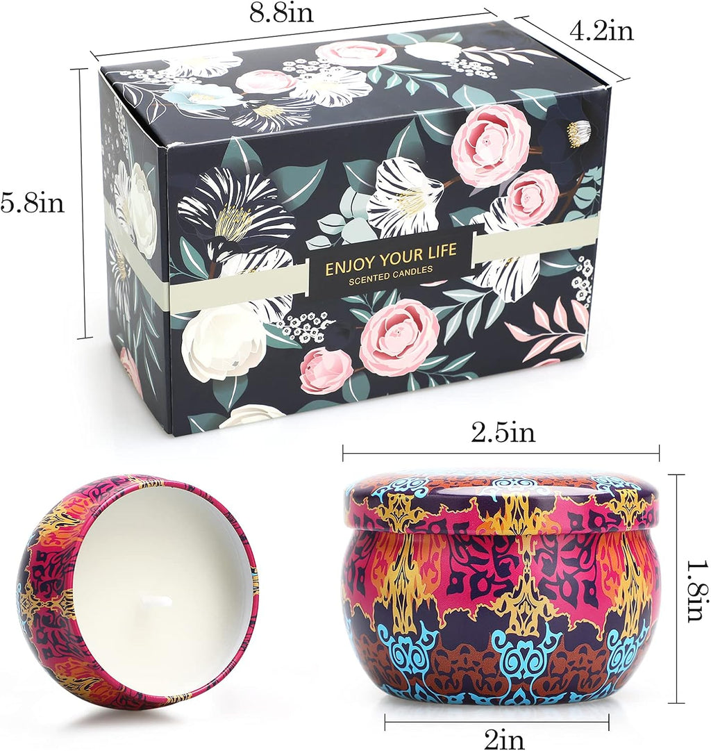 12 Pack Scented Candles Gifts for Women: Soy Wax Candles for Home Scented